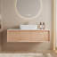 Meuble-lavabo simple 48 po avec comptoir en pierre blanche, meuble-lavabo flottant en bois massif multi-couches avec un tiroir et une armoire-811539850-1061511579