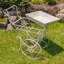 Chariot de jardin 32 po en métal avec poignée et roulettes 32 po London 1820-1372797903