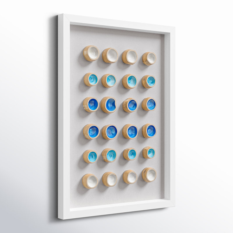Handmade Glam Abstract Wall Decor on Solid Wood
