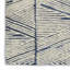 Beva Geometric Handmade White/Blue Area Rug-2006192106