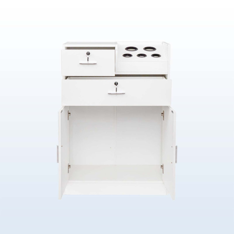 Armoire de rangement Salon, Blanc
