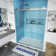 Opal Mirage MCOCOD 56-61" W x 79" H Double Sliding Frameless Smooth Sliding Shower Door with 3/8"(10mm) Clear Glass