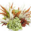 Fall Centerpiece with Hydrangeas, Heather, and Pampas