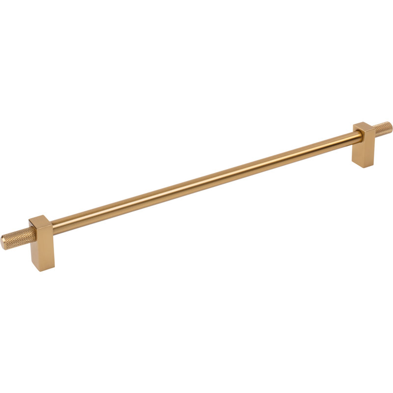 Larkin 4 Knurled Ends Bar Pull, 3 3/4", Satin Bronze