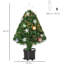 Christmas 60cm H Lighted Artificial Pine Christmas Tree