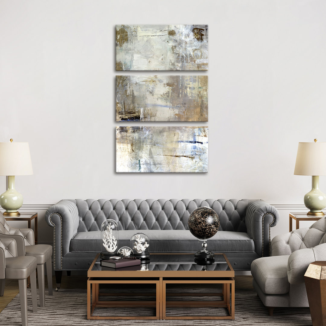 'Asking for White' Painting Multi-Piece Image on Wapped Canvas