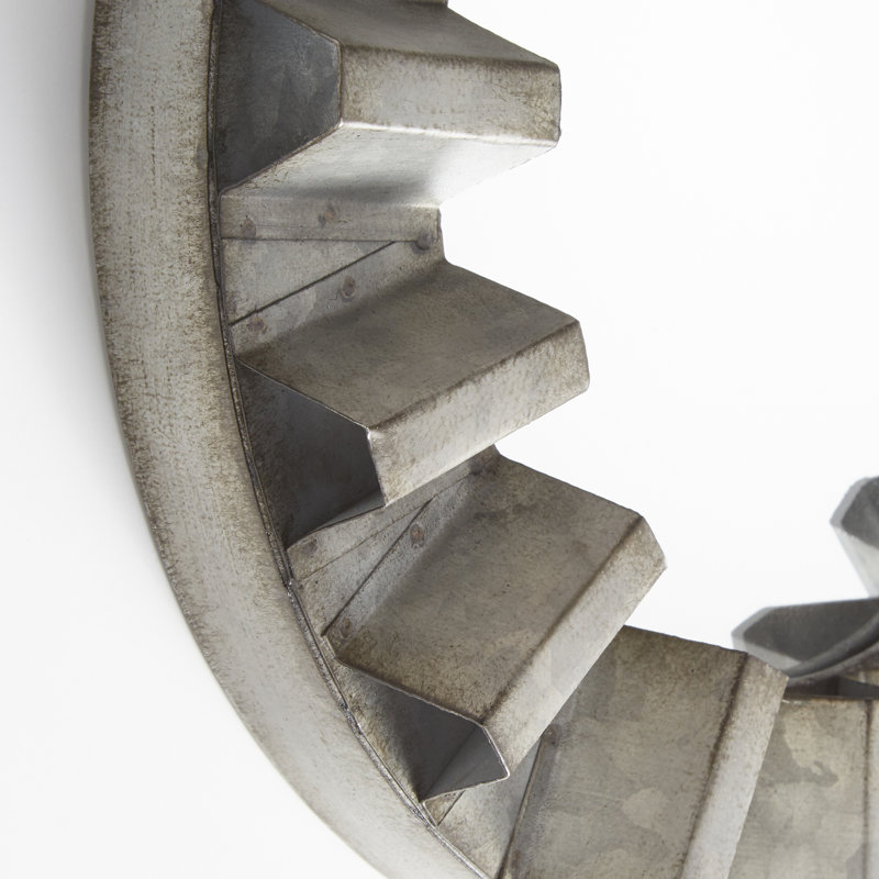 Argos Industrial Accent Mirror, 11.75" H x 11.75" W