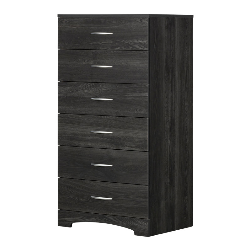 6 Drawer 19'' W Lingerie Chest, Gray Oak/NotSturdy