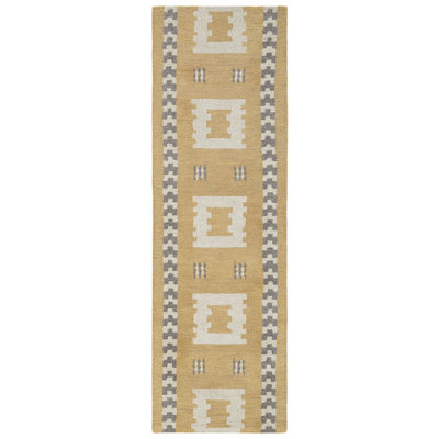 Tapis rectangulaire en laine Elsey