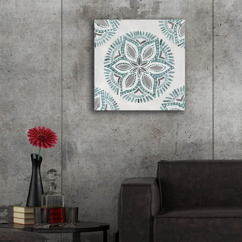 Bungalow Rose «Star Mandala 2» par Yvette St. Amant, art mural en verre acrylique, 36 po x 36 po