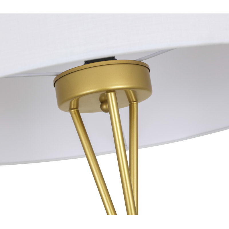 Lampe sur pied Barfield de 66 po, Laiton