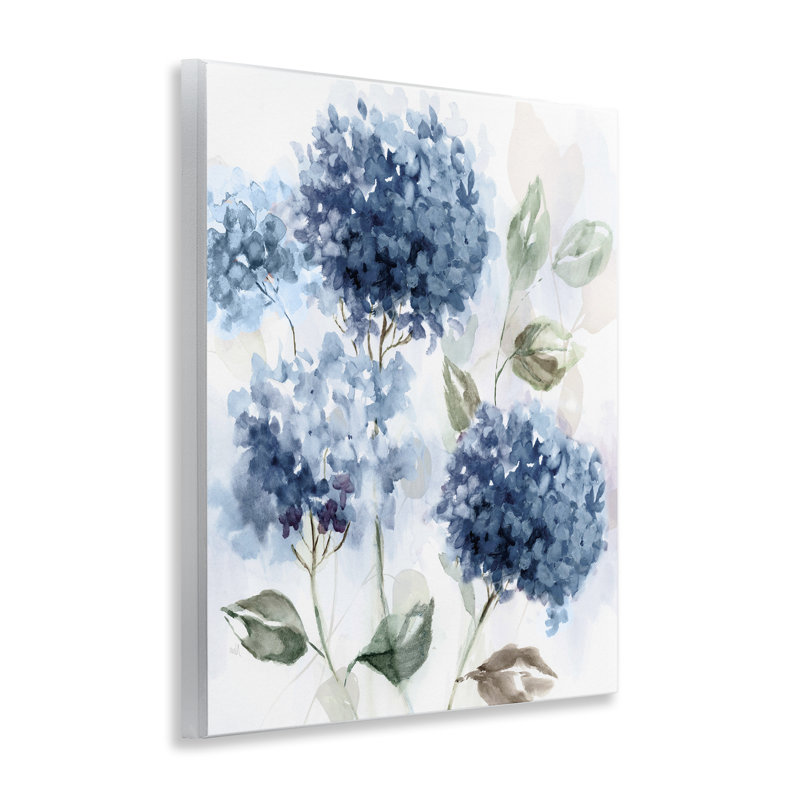 Blue Hydrangea Breeze Wall Plaque, design by Nan