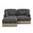 Deep Seat Sofas, Chenille Modular Leopard Modern Style For Home