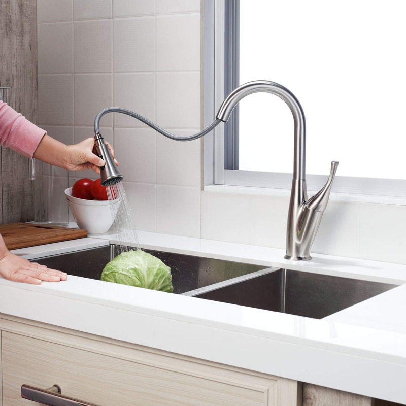 MD Bath Pull Down Kitchen Faucet