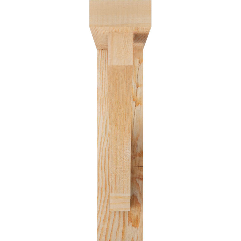 Support de bloc impérial avec entretoise décalée, 16 x 16, Sapin Douglas de l 3 1/2 (lisse)