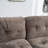 Two-Seat Sectional Sofa Modular Deep Seat Sofa Couch Chenille Sofa Sleeper Comfy Upholstered Furniture For Living Room Apartment Studio Office-246606843