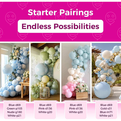 Pastel Blue Latex Party Balloons - 100 Pack 12 Inch Round Helium Light Blue Bridal Blue Balloons For Wedding Bridal Shower Gender Reveal Birthday Party Decoration