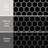 Metro 2" Hex Glossy Black 11-1/8 in. x 12-5/8 in. Porcelain Mosaic Floor and Wall Tile