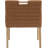 Aimee Vegan Leather Dining Arm Chair-1901019751-1901019749