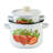 Strawberry Enamelware Steel Pot with Lid