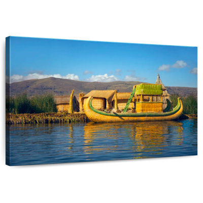 Mehar Lake Titicaca Totora Boat