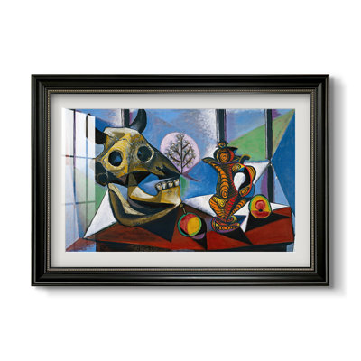 Nature morte au crâne de taureau, 1939 - Pablo Picasso - Reproduction encadrée sur mesure
