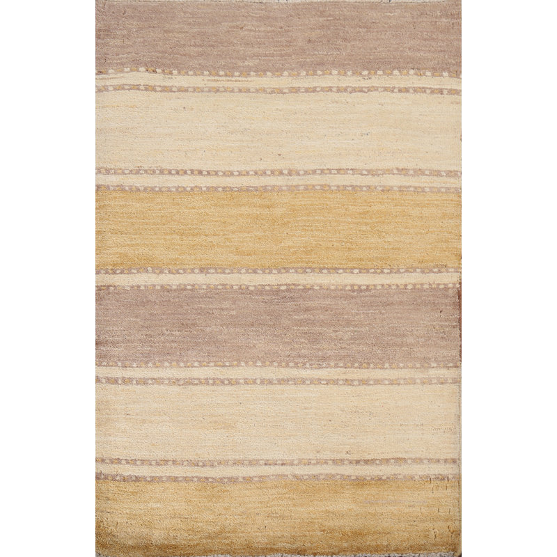 Tapis oriental Bealle Gabbeh Kashkoli noué à la main 2 x 3