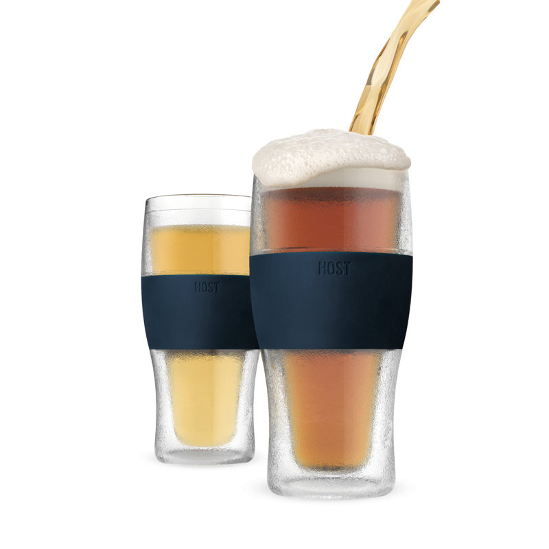 Beer FREEZE Cooling Cups in Varsity Blue