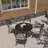 Tannenbaum Round Cast Aluminum Outdoor Dining Table