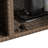 Outdoor Wicker Bar Cart, Patio Wine Serving Cart W/Wheels, Rolling Rattan Beverage Bar Counter Table W/Glass Top-576794682