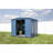 Classic Steel Storage Shed, 8X6, Blue Grey-67124321