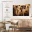 «Old Landmark World Map», reproduction sur toile-1876263860