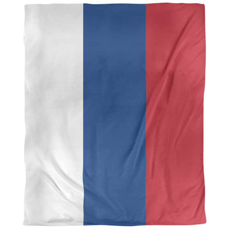 Housse de couette réversible simple Baseball, Microfibre, Housse de couette simple TG, Bleu royal / blanc / rouge