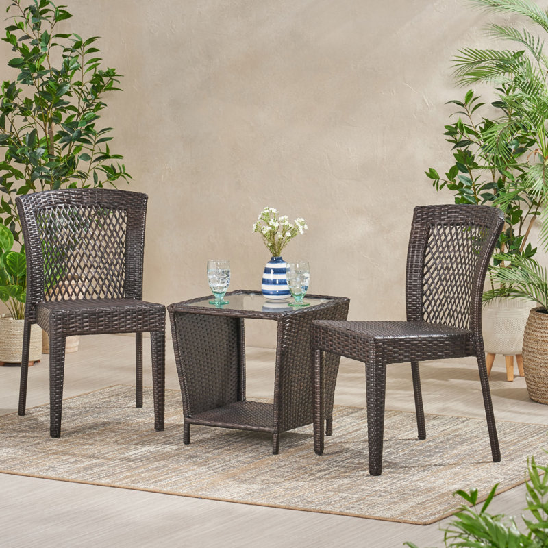 Woolard 3 Piece Conversation Set
