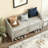 olid wood Entryway Multifunctional Storage Bench with Safety Hinge