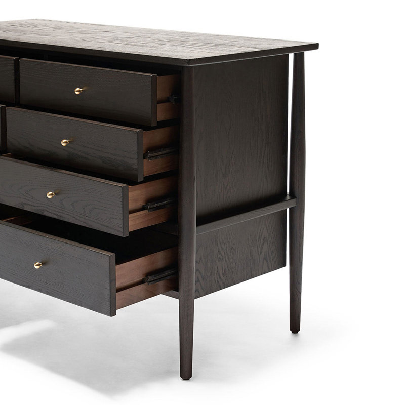 Buffet de style rÃ©tro franÃ§ais simple, Black
