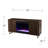 Duvivier Color Changing Fireplace with Media Storage