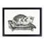 Cat upon a Cushion by Jean Bernard - Picture Frame Drawing Print-55513507-55513502