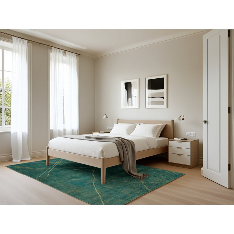 Ameiyah Abstract Indoor Rug, Rectangle 5' x 7'