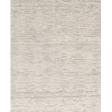 Moroccan Hand Knotted Wool Natural/Charcoal Rug