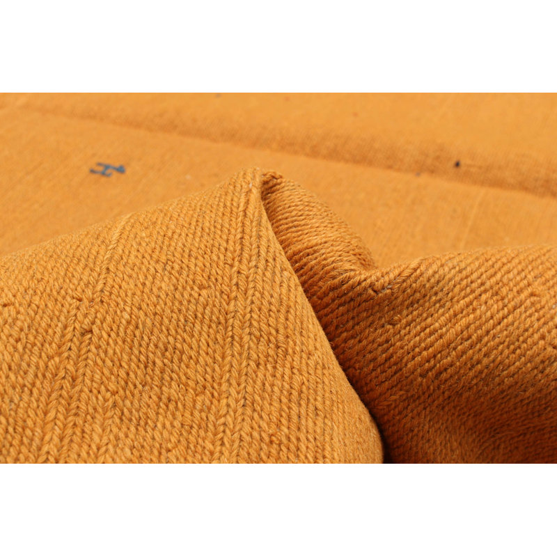 Tapisserie Kashkuli kilim orange 5 pi 5 po x 8 pi 4 po