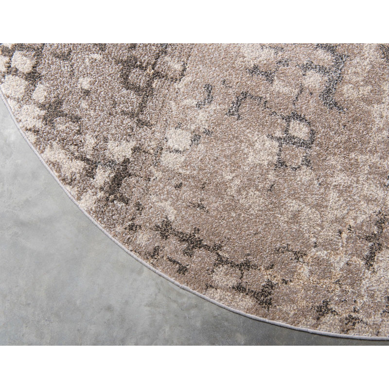 Patrocinia Abstract Indoor Rug, Round 6'