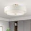 Plafonnier semi-encastré 5 lumières 22 po Flaire-789002555-775145387