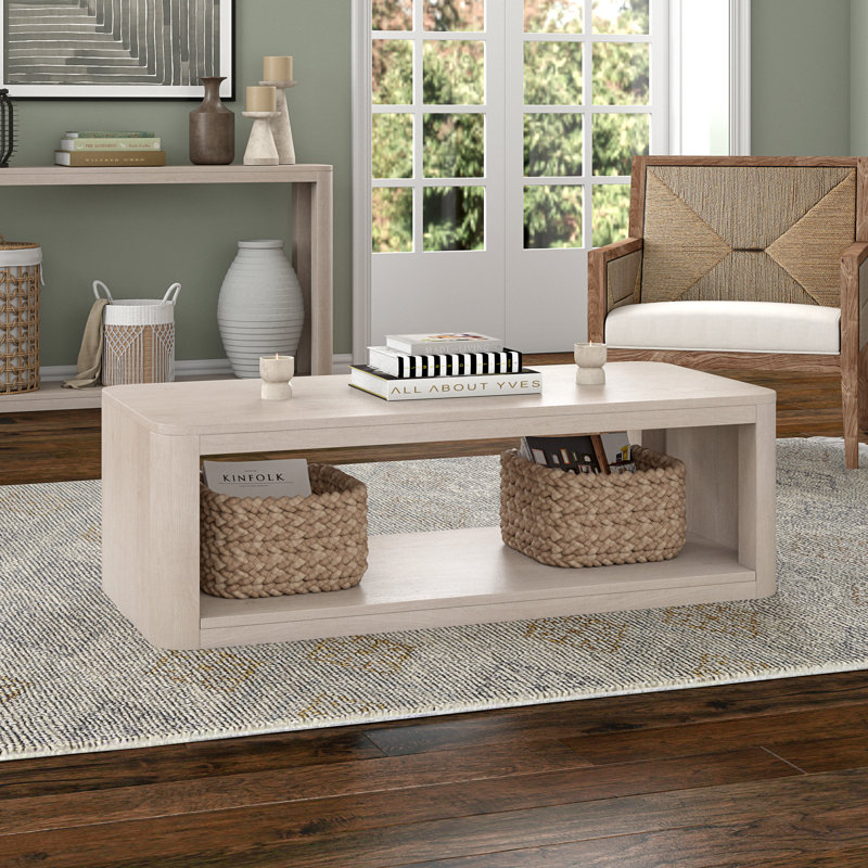 Table basse Kellan, Aulne blanc