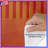 Orange Vertical Stripes Duvet Covers-123586588