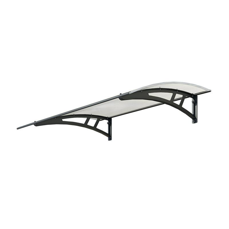 Canopia By Palram 136cm W x 95cm D Plastic Clear Cover Retractable Door / Window Awning