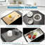 Évier de cuisine encastré / encastré à simple cuve en acier inoxydable-129752586-129752587