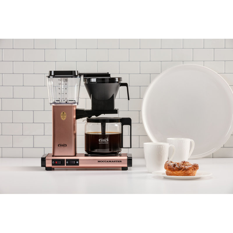 Moccamaster 10-Cup Coffee Maker, Orange