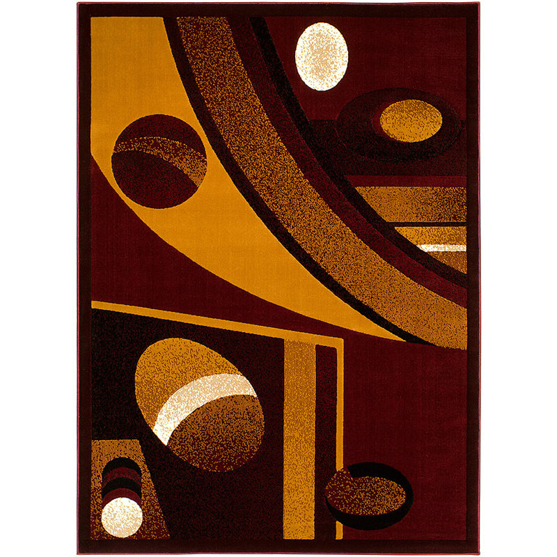 Abstract Indoor Rug, 5'2" x 7'2"