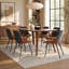  Chaises d'appoint rembourrées Castillon deux tons-1249821143